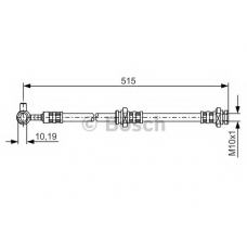 1 987 476 376 BOSCH Тормозной шланг