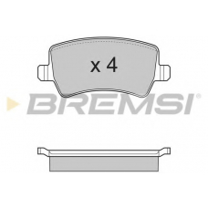BP3298 BREMSI Комплект тормозных колодок, дисковый тормоз