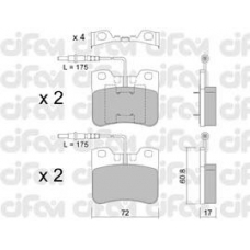 822-060-0 CIFAM Комплект тормозных колодок, дисковый тормоз