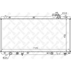 10-26379-SX STELLOX Радиатор, охлаждение двигателя