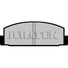 JCP1721 JURATEK Комплект тормозных колодок, дисковый тормоз