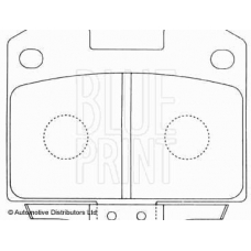 ADC44246 BLUE PRINT Комплект тормозных колодок, дисковый тормоз