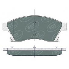 SP 359 SCT Комплект тормозных колодок, дисковый тормоз