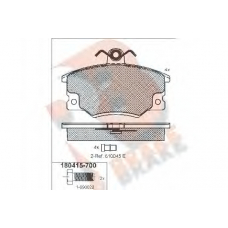 RB0415-700 R BRAKE Комплект тормозных колодок, дисковый тормоз