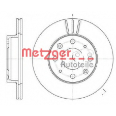 6368.10 METZGER Тормозной диск