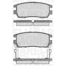 363916060341 MAGNETI MARELLI Комплект тормозных колодок, дисковый тормоз