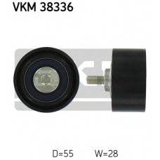 VKM 38336 SKF Паразитный / ведущий ролик, поликлиновой ремень