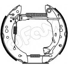 151-165 CIFAM Комплект тормозных колодок