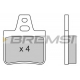 BP2455 BREMSI Комплект тормозных колодок, дисковый тормоз