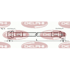 LH3612 DELPHI Тормозной шланг