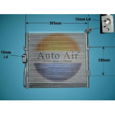 16-1136 AUTO AIR GLOUCESTER Конденсатор, кондиционер