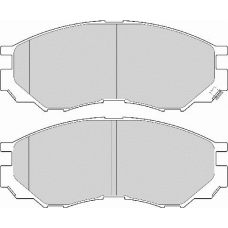 FD6913N NECTO Комплект тормозных колодок, дисковый тормоз