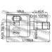 2711-S40IILH FEBEST Шарнир, приводной вал