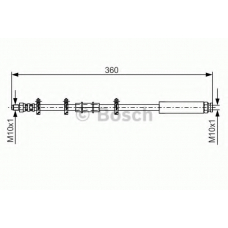 1 987 476 630 BOSCH Тормозной шланг