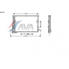 BW5190 AVA Конденсатор, кондиционер