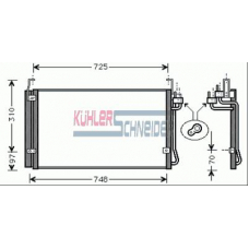 5721501 KUHLER SCHNEIDER Конденсатор, кондиционер