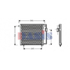 522040N AKS DASIS Конденсатор, кондиционер