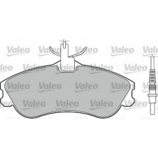 598326 VALEO Комплект тормозных колодок, дисковый тормоз