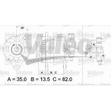 437130 VALEO Генератор