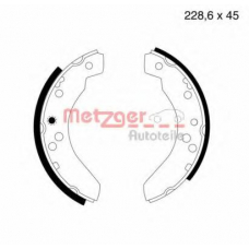 MG 461 METZGER Комплект тормозных колодок