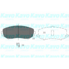 KBP-8512 KAVO PARTS Комплект тормозных колодок, дисковый тормоз
