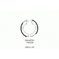 6.089 PEX Комплект тормозных колодок