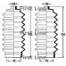 FSG3305 FIRST LINE Пыльник, рулевое управление