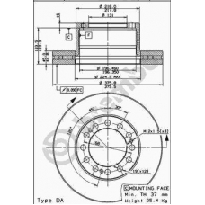 09.8556.10 BREMBO Тормозной диск