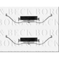 BBK1586 BORG & BECK Комплектующие, колодки дискового тормоза