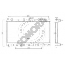 185140A SOMORA Радиатор, охлаждение двигателя