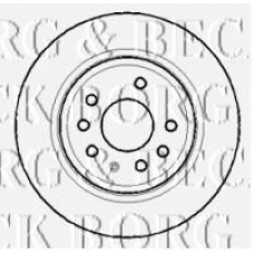 BBD4396 BORG & BECK Тормозной диск