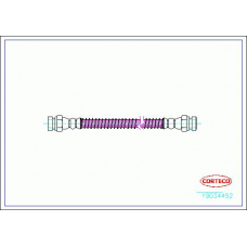 19034452 CORTECO Тормозной шланг
