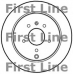 FBD1684 FIRST LINE Тормозной диск