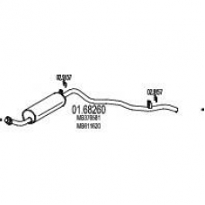 01.68260 MTS Глушитель выхлопных газов конечный