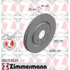 200.2530.20 ZIMMERMANN Тормозной диск