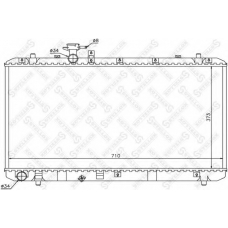 10-25461-SX STELLOX Радиатор, охлаждение двигателя
