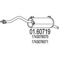 01.60719 MTS Глушитель выхлопных газов конечный