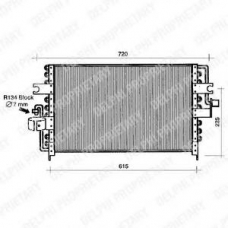 TSP0225195 DELPHI Конденсатор, кондиционер