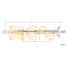 10.315 COFLE Трос, управление сцеплением
