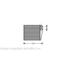 VW6229 Prasco Теплообменник, отопление салона
