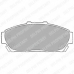 LP1534 DELPHI Комплект тормозных колодок, дисковый тормоз