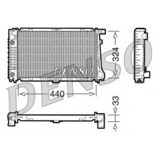 DRM05033 DENSO Радиатор, охлаждение двигателя