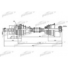 PDS1115 PATRON Приводной вал