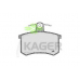 35-0014 KAGER Комплект тормозных колодок, дисковый тормоз