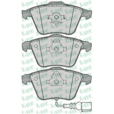 05P1270 LPR Комплект тормозных колодок, дисковый тормоз