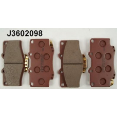 J3602098 NIPPARTS Комплект тормозных колодок, дисковый тормоз
