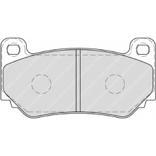 FDB1995 FERODO Комплект тормозных колодок, дисковый тормоз