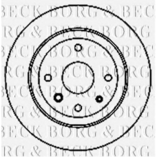 BBD5158 BORG & BECK Тормозной диск