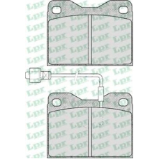 05P147 LPR Комплект тормозных колодок, дисковый тормоз