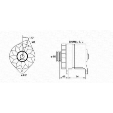 943354007010 MAGNETI MARELLI Генератор